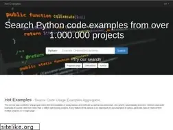 Sites similar to python.hotexamples.com