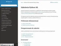 Sites similar to python101.readthedocs.io