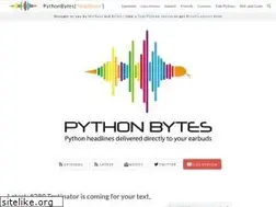 Sites similar to pythonbytes.fm