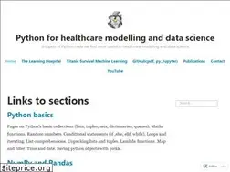Sites similar to pythonhealthcare.org