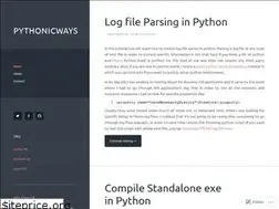 Sites similar to pythonicways.wordpress.com