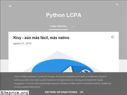 Sites similar to pythonlcpa.blogspot.com
