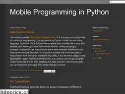 Sites similar to pythonmobile.blogspot.com