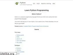 Sites similar to pythonprogramminglanguage.com