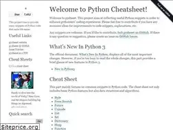 Sites similar to pythonsheets.com
