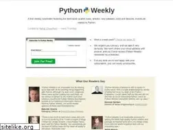 Sites similar to pythonweekly.com