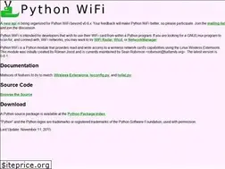 Sites similar to pythonwifi.tuxfamily.org