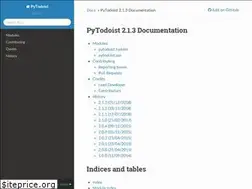 Sites similar to pytodoist.readthedocs.io