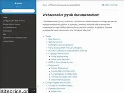 Sites similar to pywb.readthedocs.io