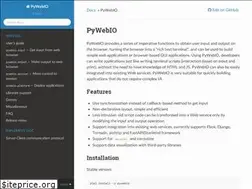 Sites similar to pywebio.readthedocs.io