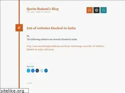 Sites similar to qasimbadami.wordpress.com