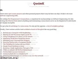 Sites similar to qasimk.io