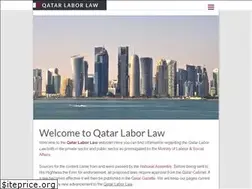 Sites similar to qatarlaborlaw.com