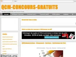 Sites similar to qcm-concours.blogspot.com