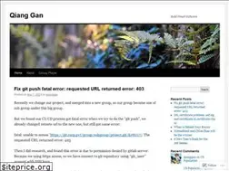 Sites similar to qianggan.wordpress.com