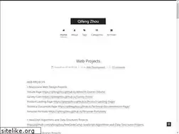 Sites similar to qifengzhou.github.io
