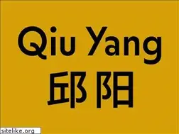 Sites similar to qiu-yang.com