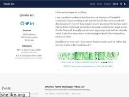 Sites similar to qiushiyan.dev