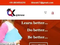 Sites similar to qkknow.com