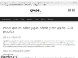 Sites similar to qpadel.com