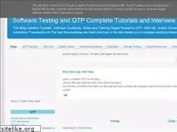 Sites similar to qtpcomplete.blogspot.com