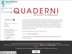 Sites similar to quaderni.revues.org
