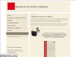 Sites similar to quadernidistoriareligiosa.it