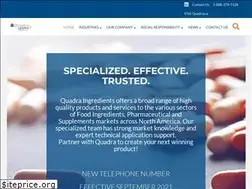 Sites similar to quadraingredients.com