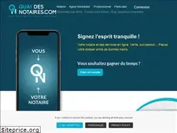 Sites similar to quaidesnotaires.com