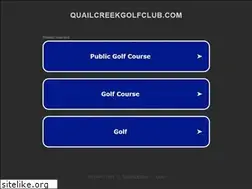 Sites similar to quailcreekgolfclub.com