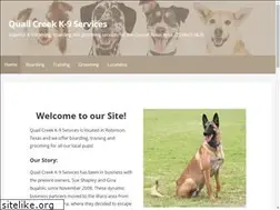 Sites similar to quailcreekk-9services.com