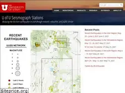 Sites similar to quake.utah.edu