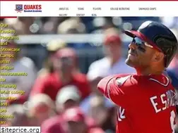 Sites similar to quakesbaseball.com