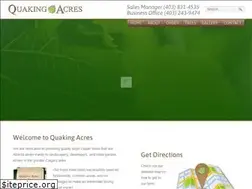 Sites similar to quakingacres.com