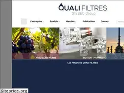 Sites similar to quali-filtres.com
