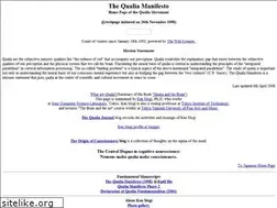 Sites similar to qualia-manifesto.com