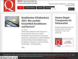 Sites similar to qualitaetstest.at