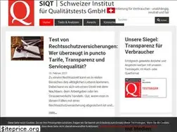 Sites similar to qualitaetstest.ch