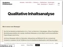 Sites similar to qualitative-content-analysis.org