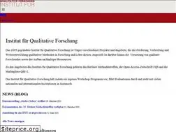 Sites similar to qualitative-forschung.de