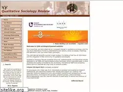 Sites similar to qualitativesociologyreview.org