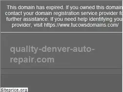 Sites similar to quality-denver-auto-repair.com