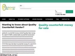 Sites similar to qualitycounterfeitvendor.com