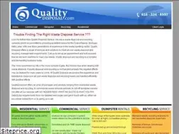 Sites similar to qualitydisposal.com
