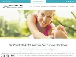 Sites similar to qualityfootcare.com