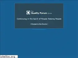 Sites similar to qualityforumonline.com