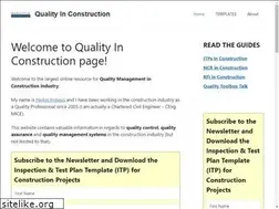 Sites similar to qualityinconstruction.com