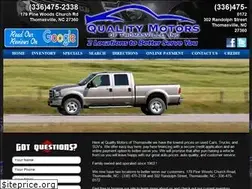 Sites similar to qualitymotorsnc.com