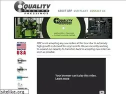Sites similar to qualityrecordpressings.com