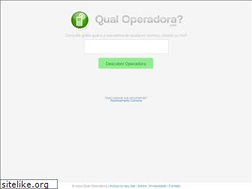 Sites similar to qualoperadora.info